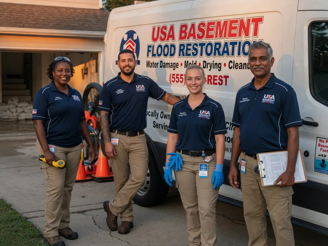Basement Flood Cleanup company in Wesson, MS